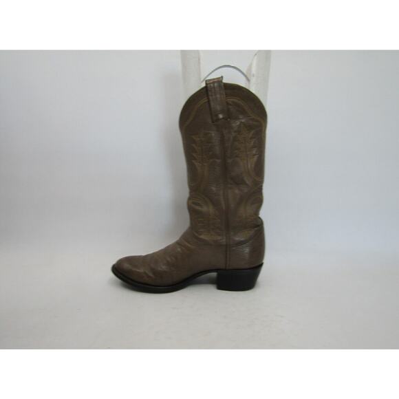 TONY LAMA Mens Size 8.5 D Brown Leather Cowboy Western Boots main image 5